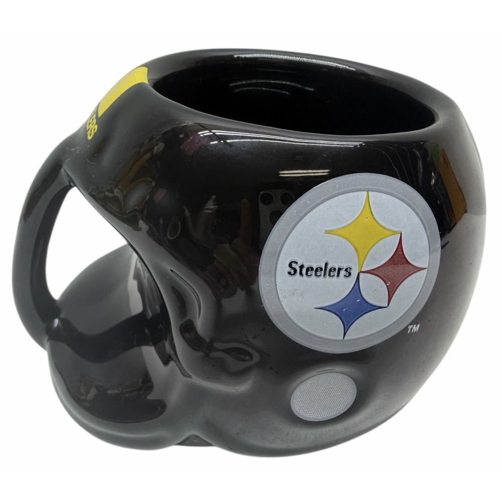 PITTSBURGH‎ STEELERS HELMET COFFEE MUG, MINT CONDITION, AUTHENTIC NFL MERCH